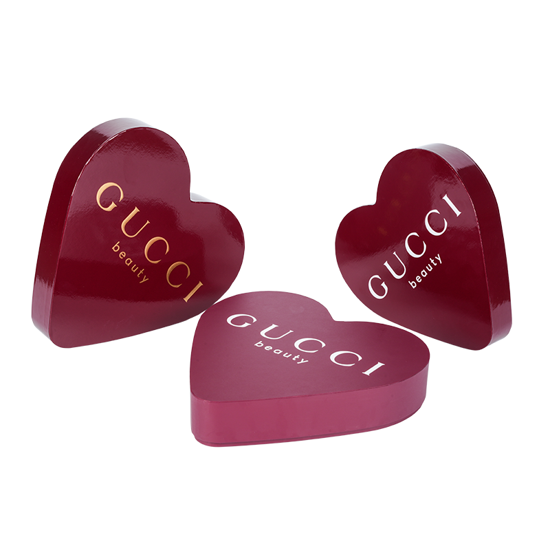 Kutija za pakiranje kozmetičke ambalaže s gornjim i donjim poklopcem u obliku srca