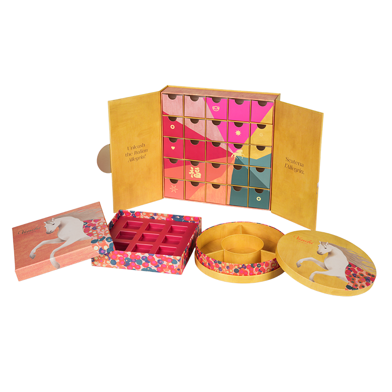 Čvrsta kutija za pakiranje čokolade s dvostrukim vratima