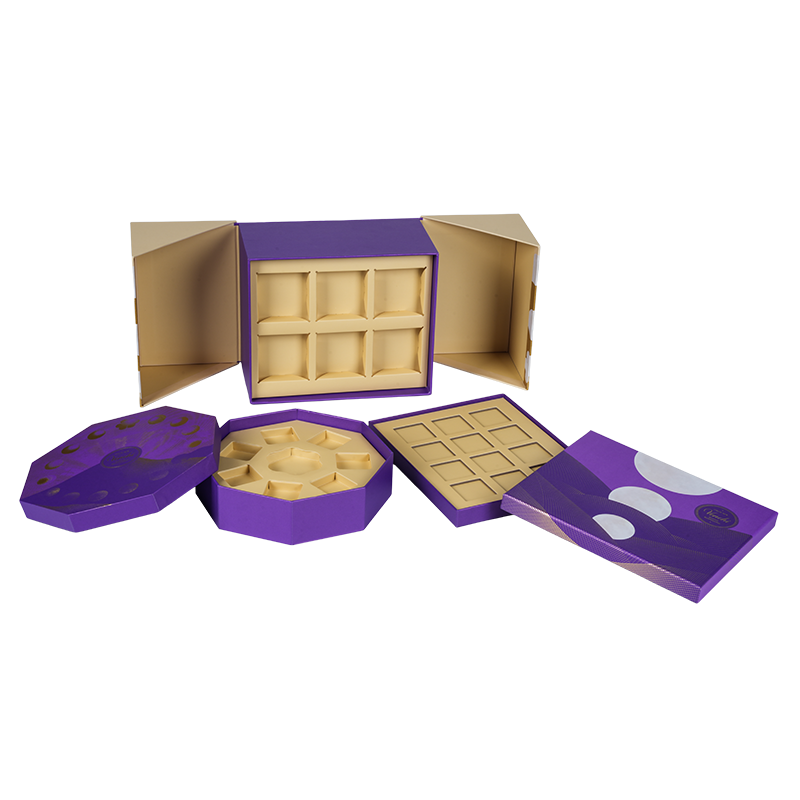 Čvrsta kutija za pakiranje čokolade s dvostrukim vratima