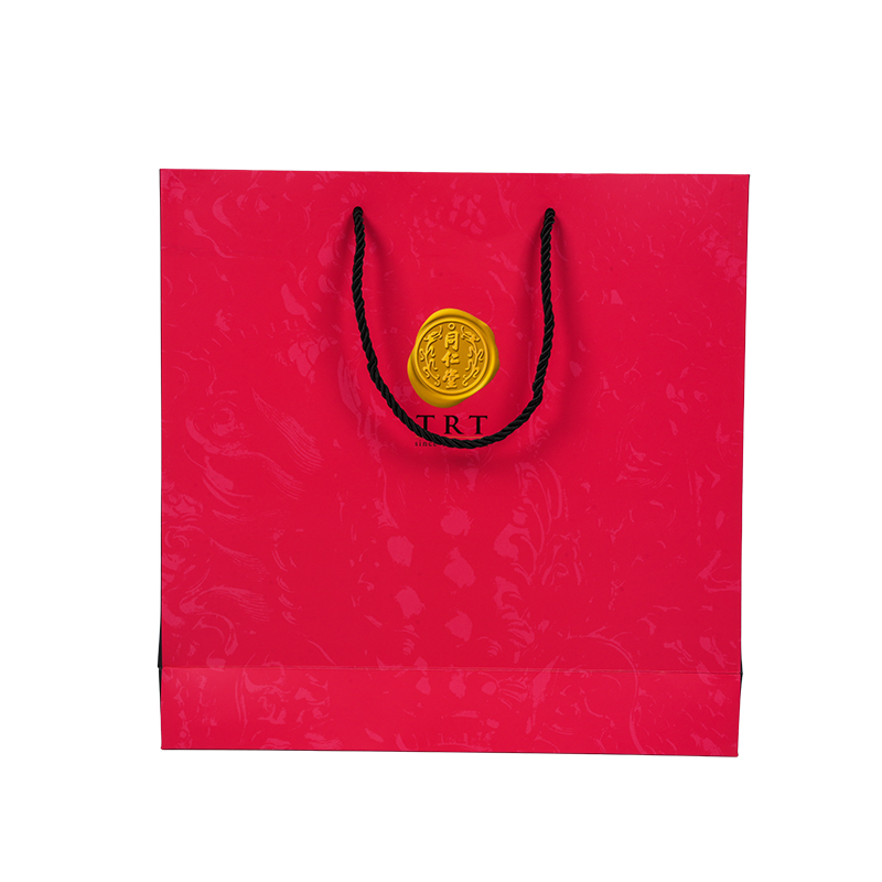 Okomita bijela kartonska torba za nošenje zdravstvenih dodataka