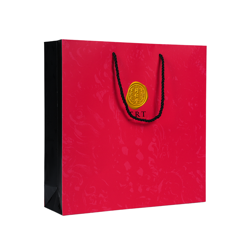 Okomita bijela kartonska torba za nošenje zdravstvenih dodataka